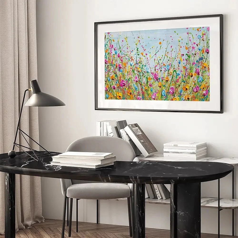 Spring Meadow Framed Art Print Spring Meadow Framed Art Print wall art product Olga Tkachyk