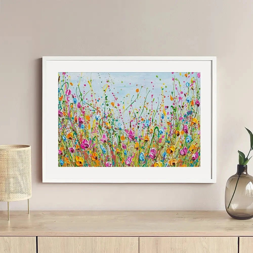 Spring Meadow Framed Art Print Spring Meadow Framed Art Print wall art product Olga Tkachyk