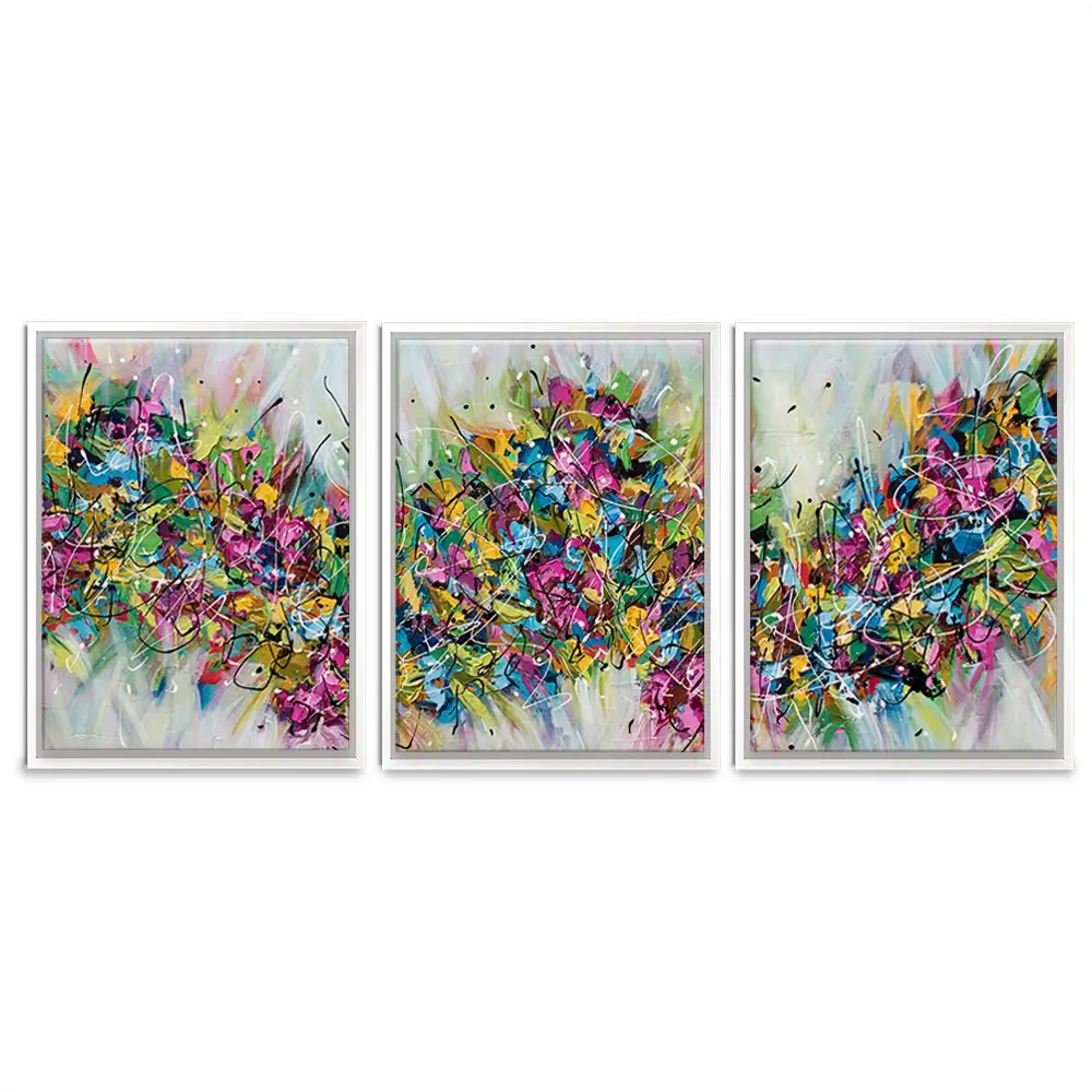 Spring Trio Canvas Print Spring Trio Canvas Print wall art product Olga Tkachyk