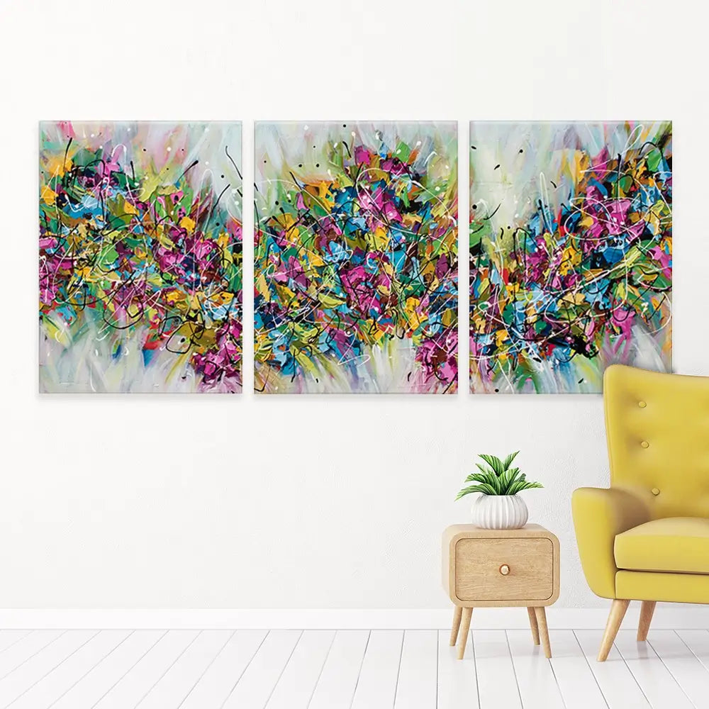 Spring Trio Canvas Print Spring Trio Canvas Print wall art product Olga Tkachyk
