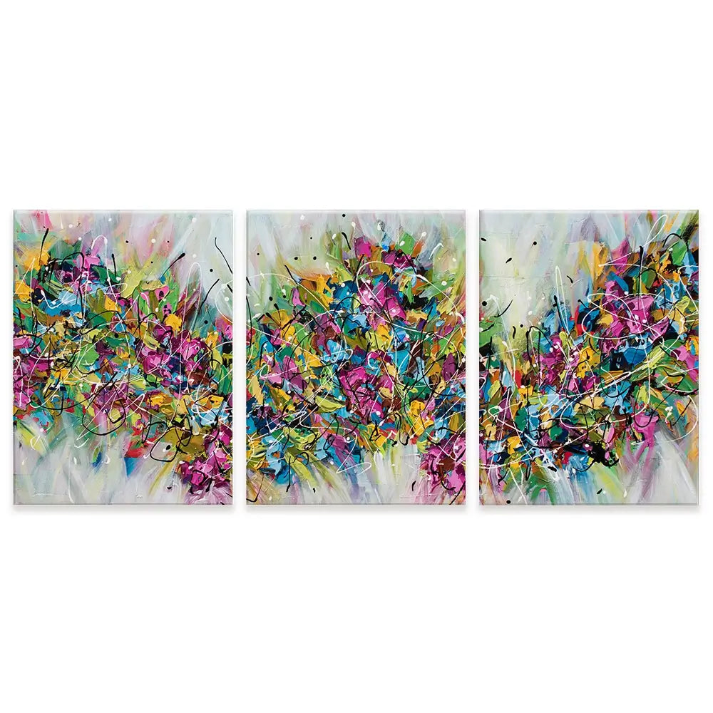 Spring Trio Canvas Print Spring Trio Canvas Print wall art product Olga Tkachyk