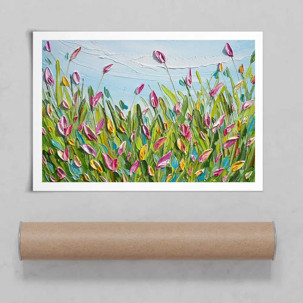 Spring Tulips Art Print Spring Tulips Art Print wall art product Olga Tkachyk