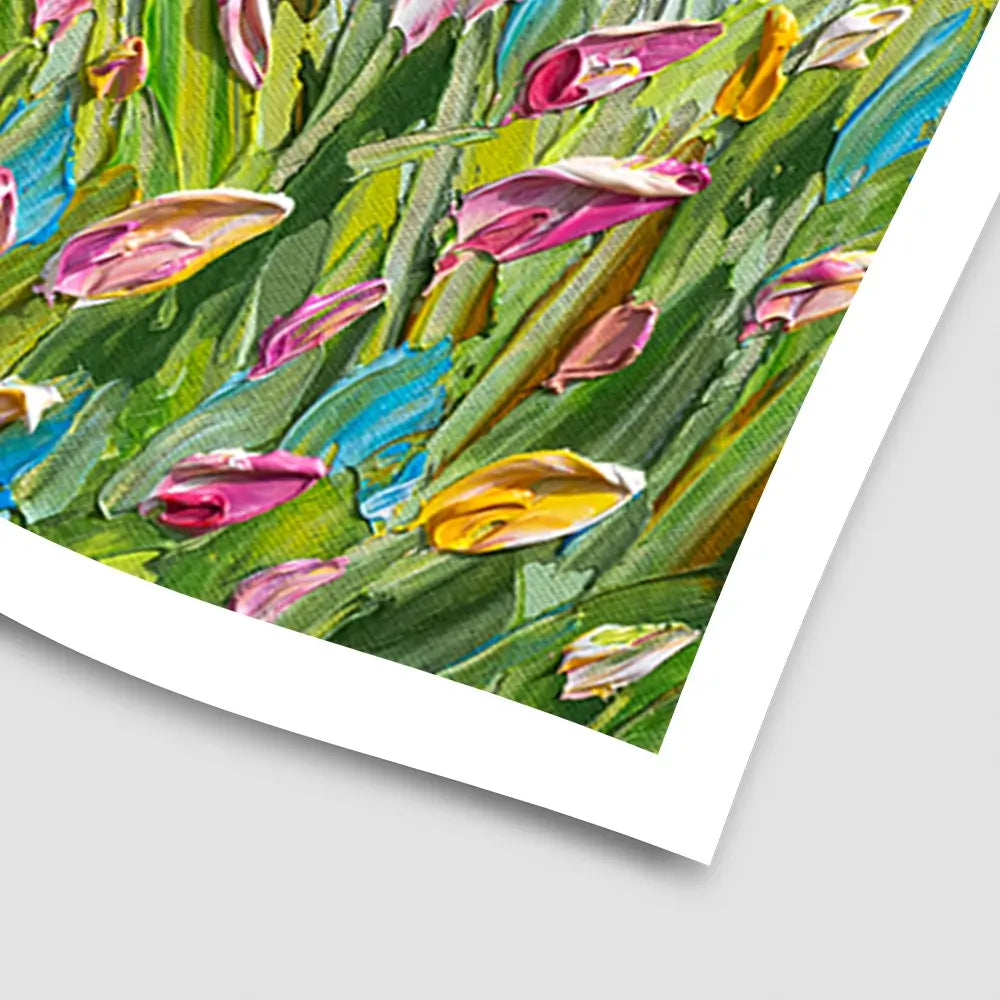 Spring Tulips Art Print Spring Tulips Art Print wall art product Olga Tkachyk