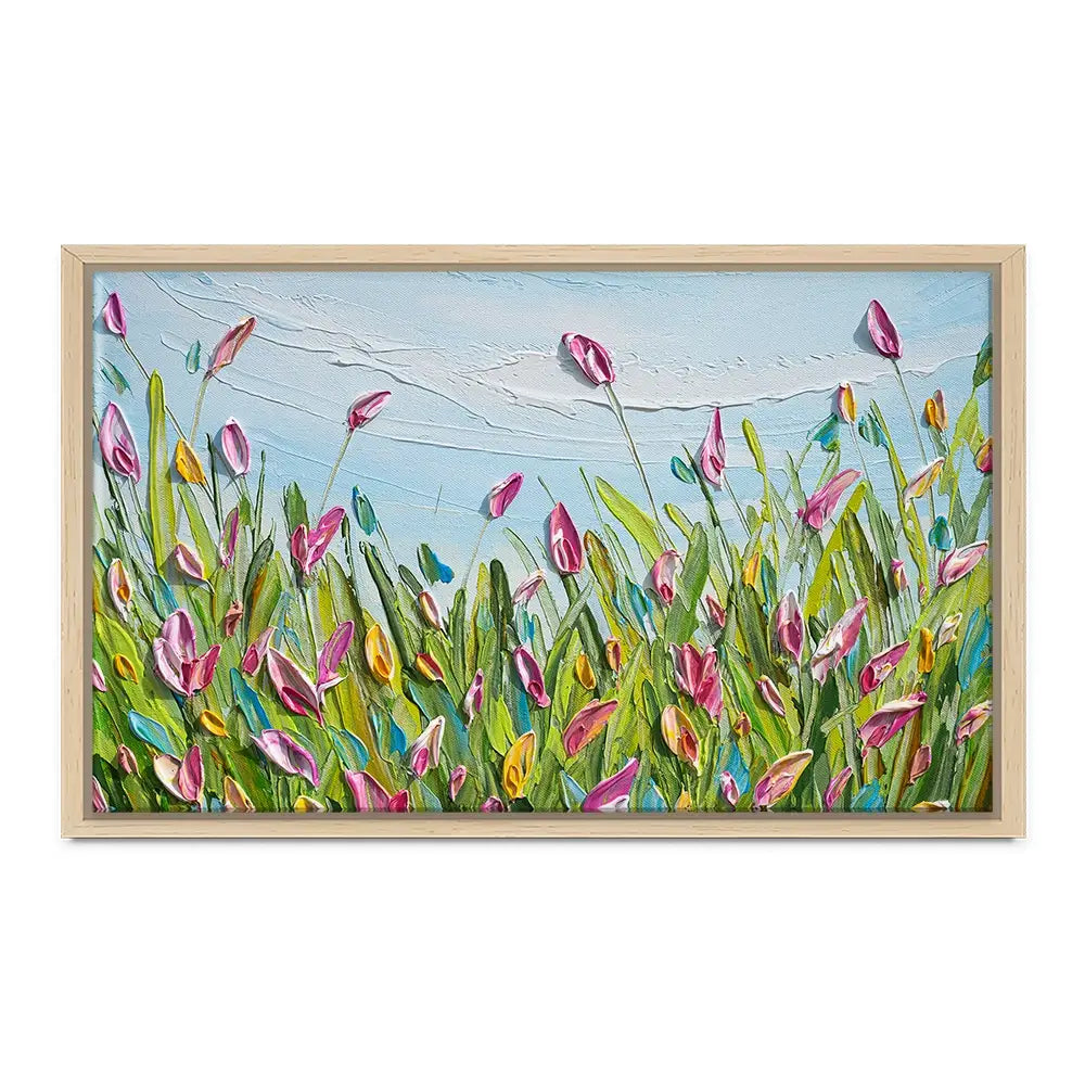 Spring Tulips Canvas Print Spring Tulips Canvas Print wall art product Olga Tkachyk