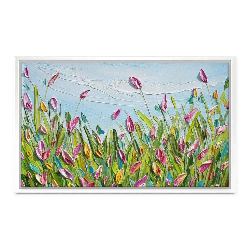 Spring Tulips Canvas Print Spring Tulips Canvas Print wall art product Olga Tkachyk