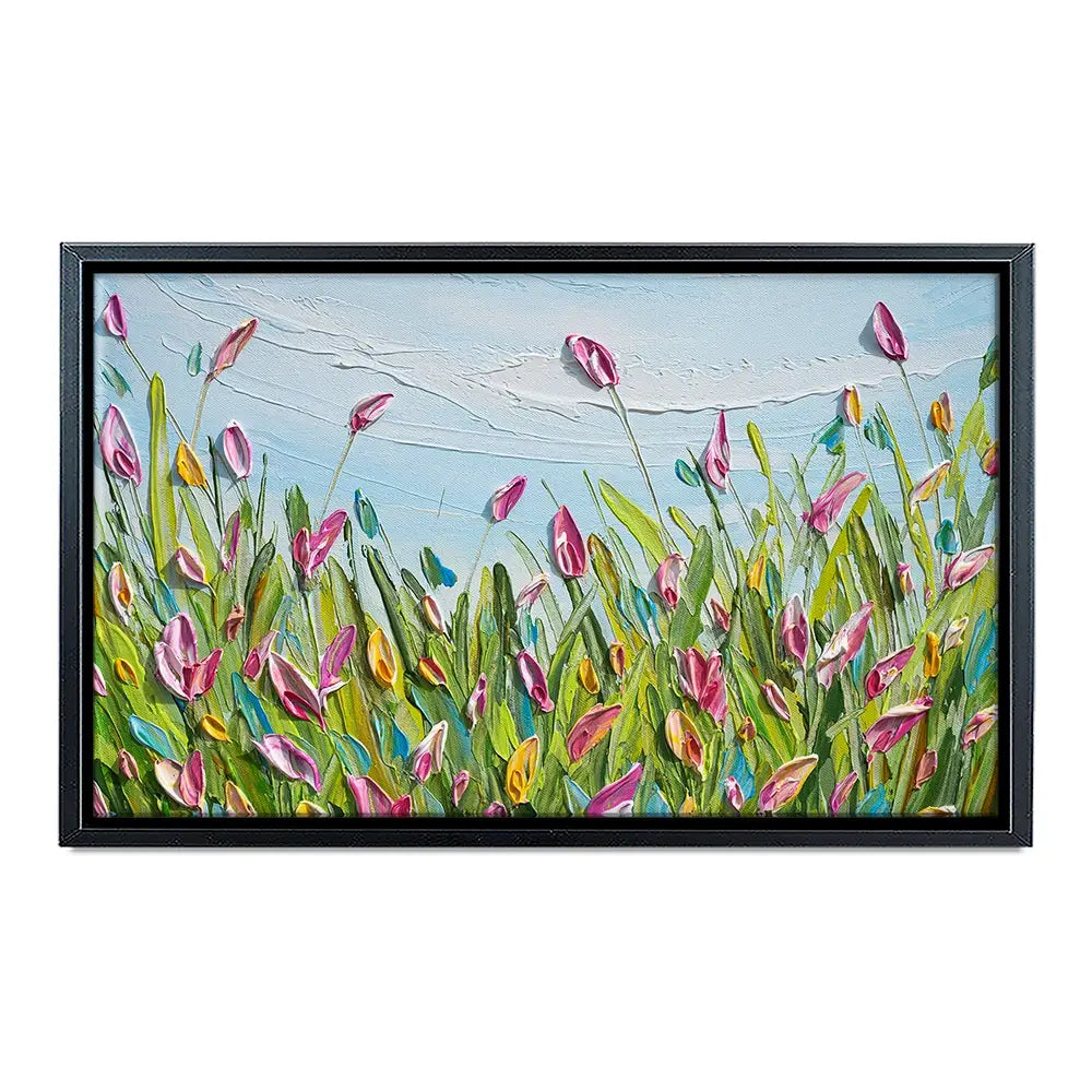 Spring Tulips Canvas Print Spring Tulips Canvas Print wall art product Olga Tkachyk