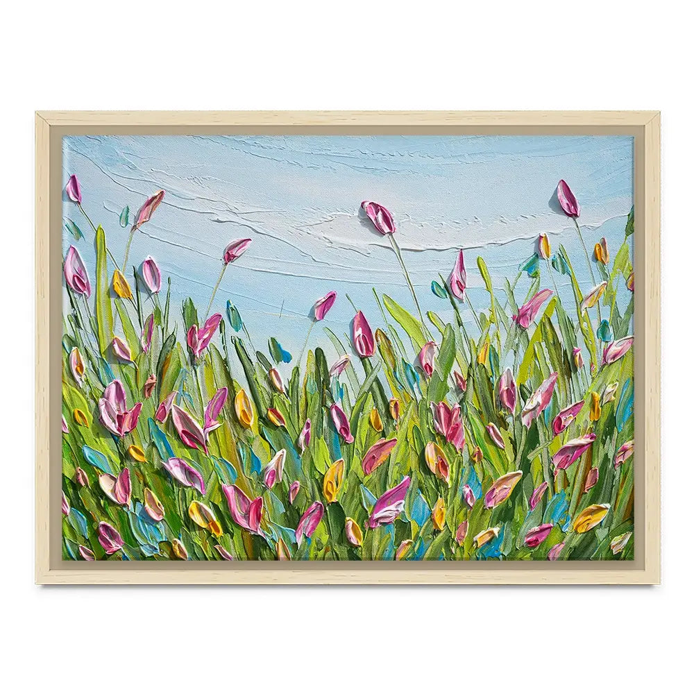 Spring Tulips Canvas Print Spring Tulips Canvas Print wall art product Olga Tkachyk