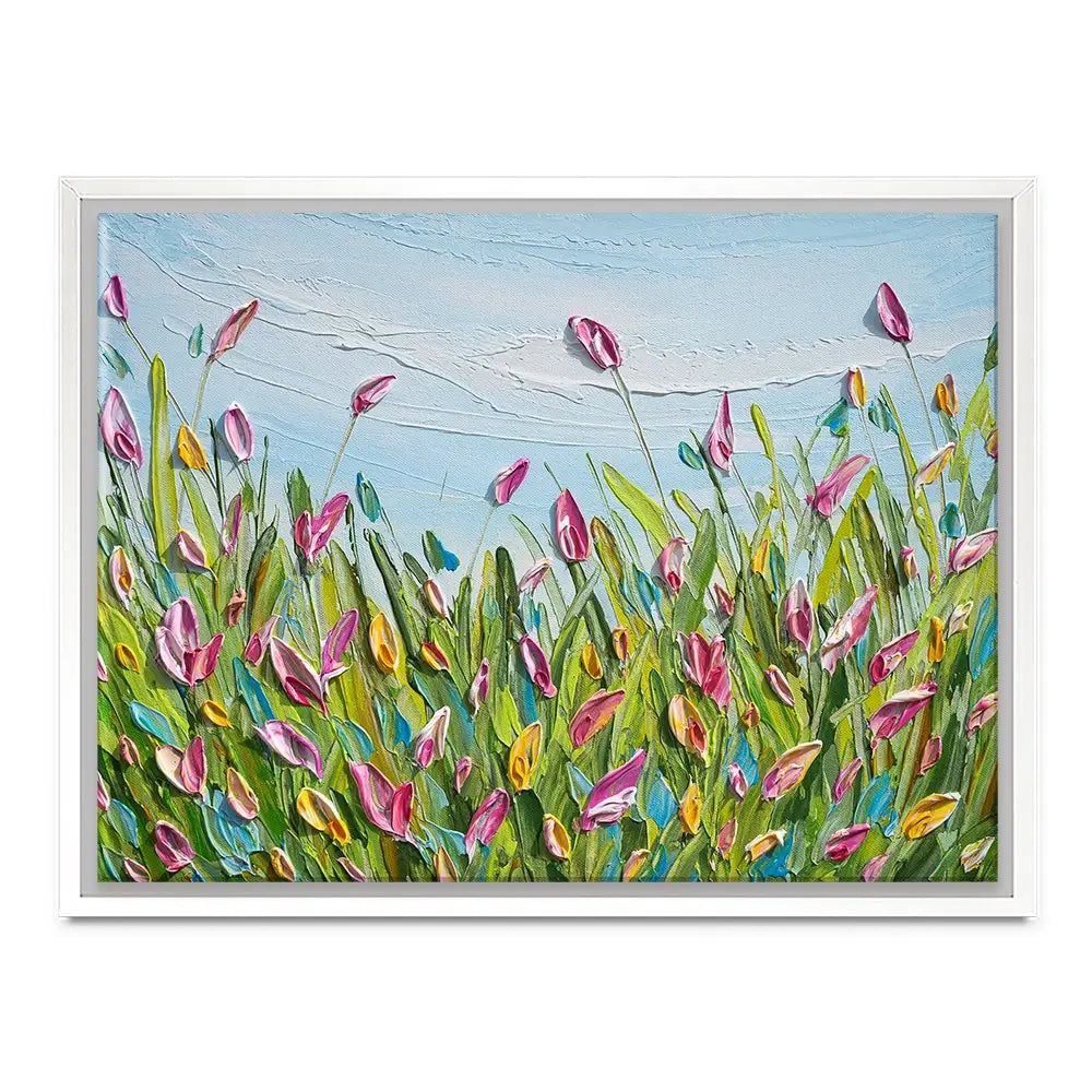 Spring Tulips Canvas Print Spring Tulips Canvas Print wall art product Olga Tkachyk