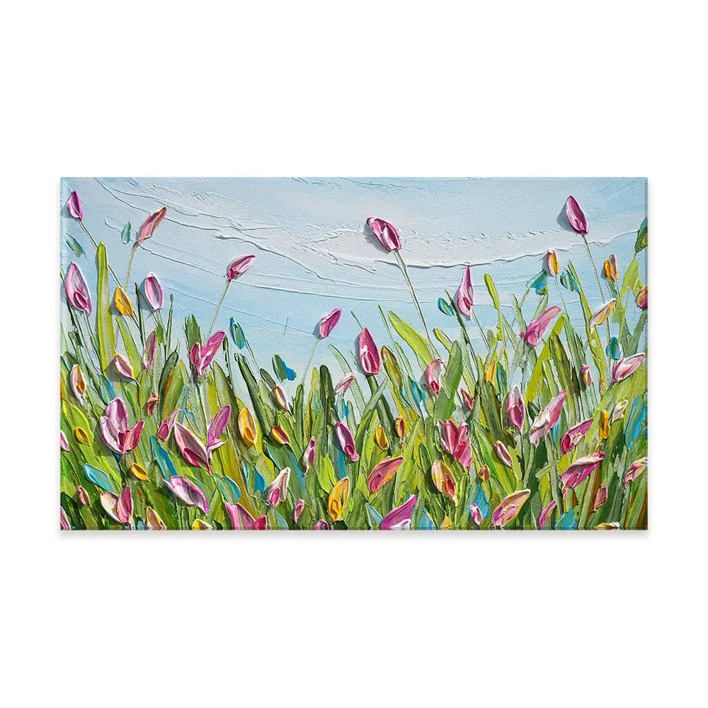 Spring Tulips Canvas Print Spring Tulips Canvas Print wall art product Olga Tkachyk