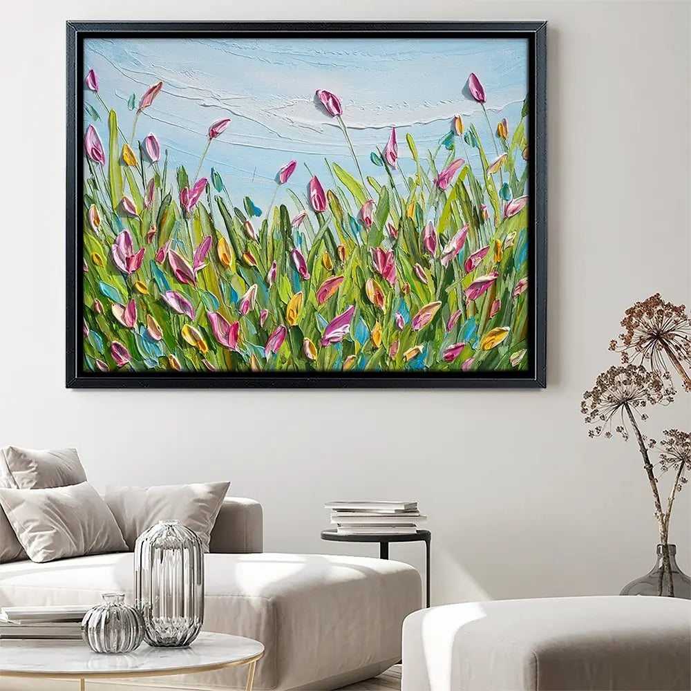Spring Tulips Canvas Print Spring Tulips Canvas Print wall art product Olga Tkachyk