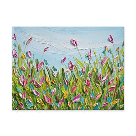 Spring Tulips Canvas Print Spring Tulips Canvas Print wall art product Olga Tkachyk