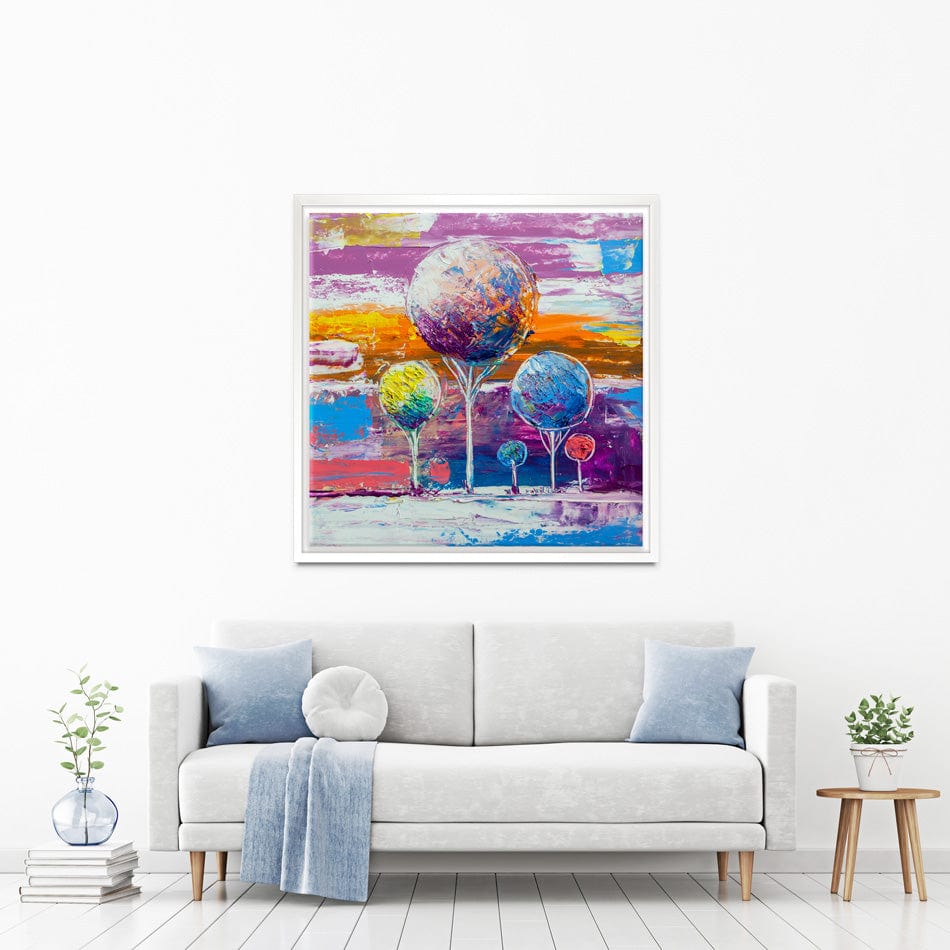 Square Trees Canvas Print wall art product S-BELOV / Shutterstock