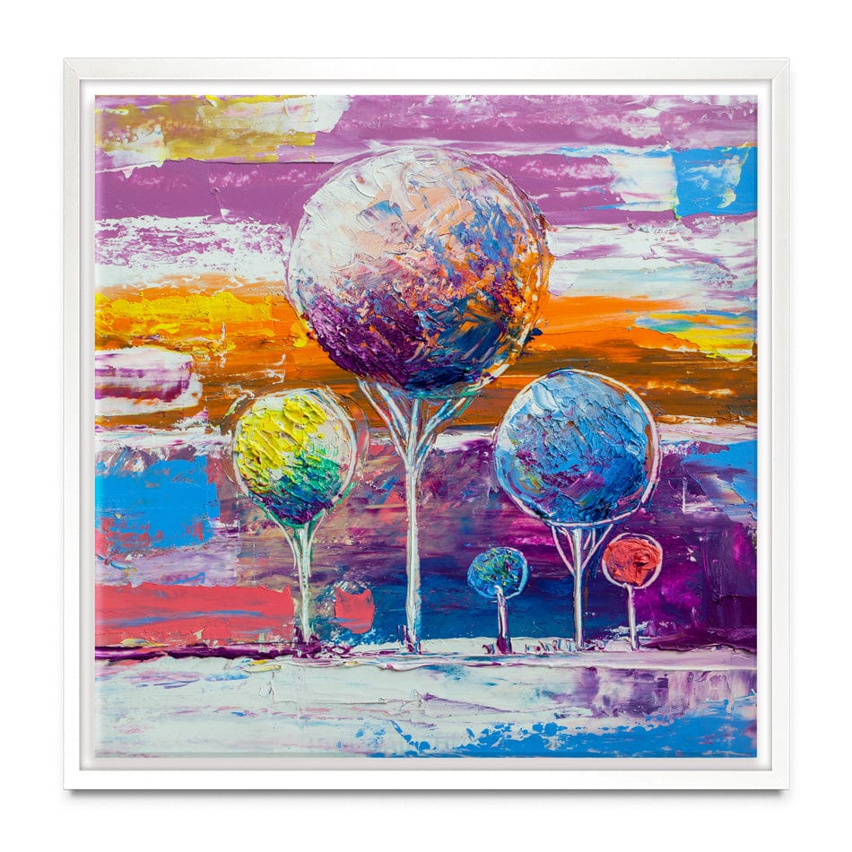 Square Trees Canvas Print wall art product S-BELOV / Shutterstock