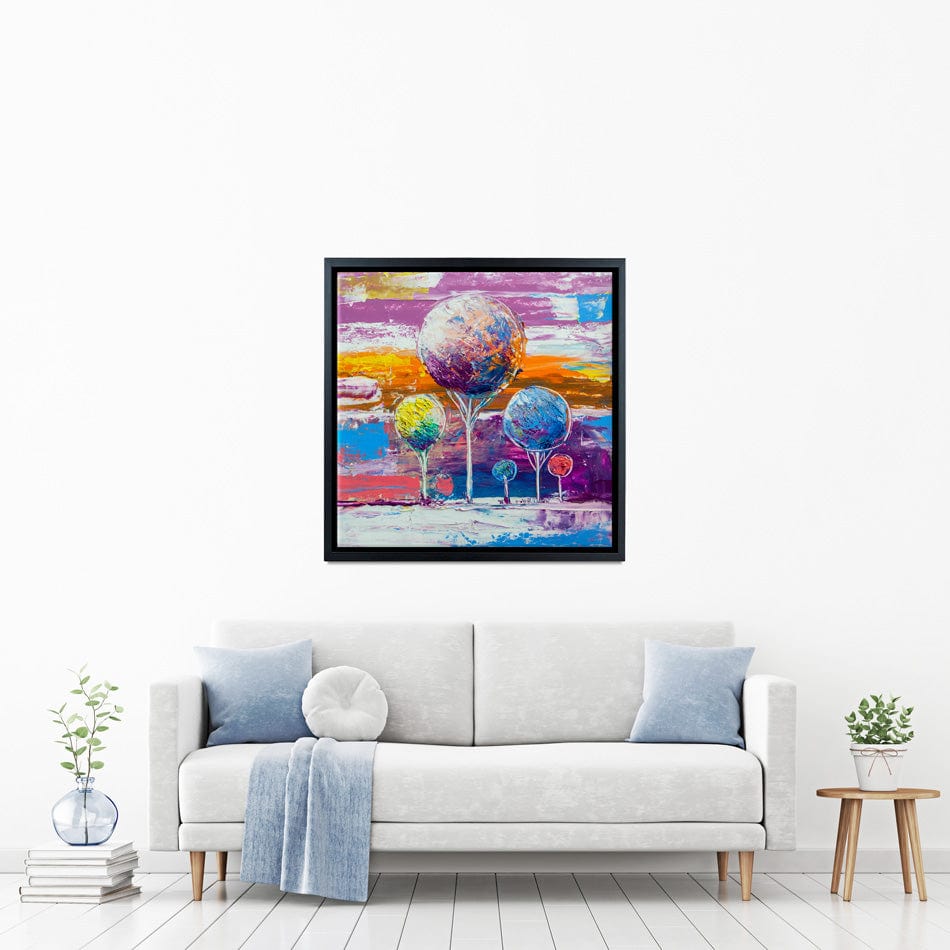 Square Trees Canvas Print wall art product S-BELOV / Shutterstock