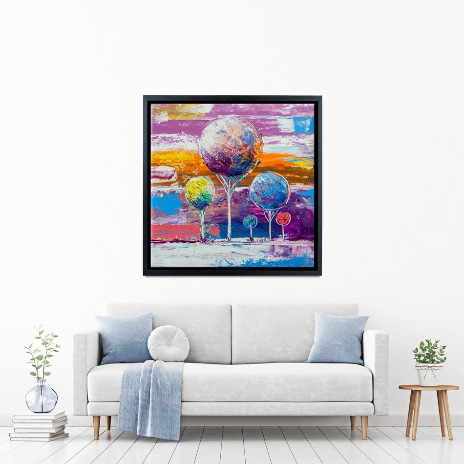 Square Trees Canvas Print wall art product S-BELOV / Shutterstock