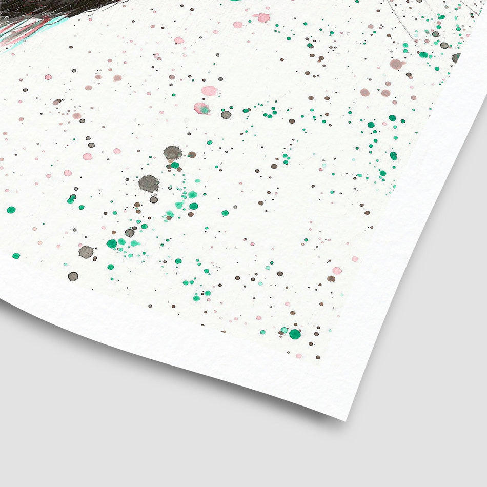 Squirrel Boris Art Print Squirrel Boris Art Print wall art product Emma LC Art