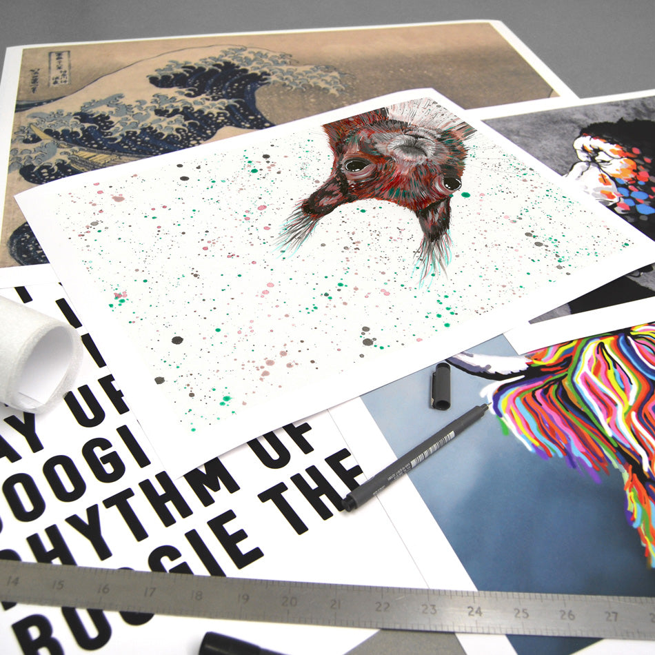 Squirrel Boris Art Print Squirrel Boris Art Print wall art product Emma LC Art