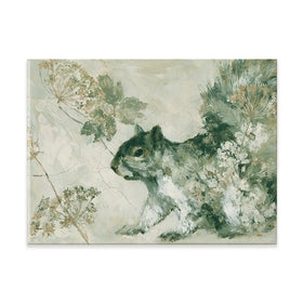 Squirrel In Wild Lace Canvas Print Squirrel In Wild Lace Canvas Print wall art product Chromatic Storm Studio
