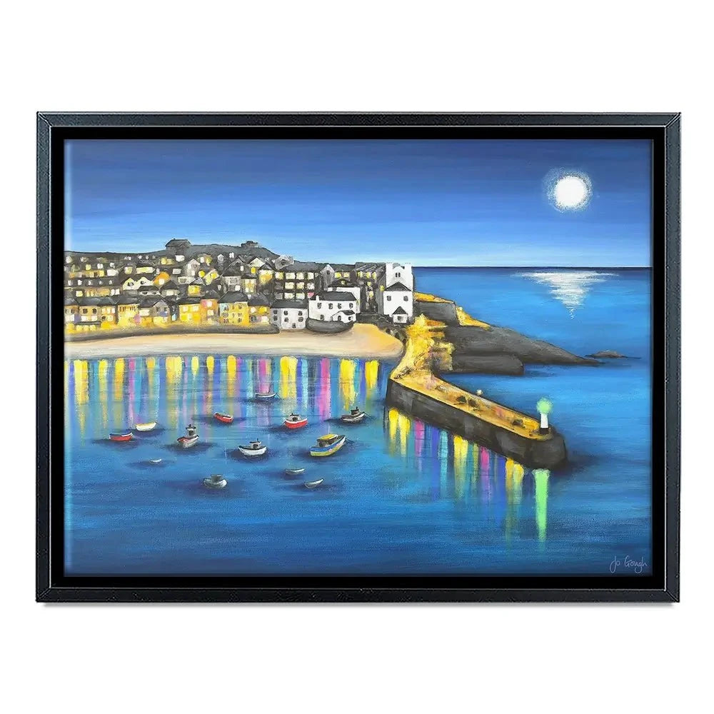 St Ives At Night Canvas Print St Ives At Night Canvas Print wall art product Jo Gough