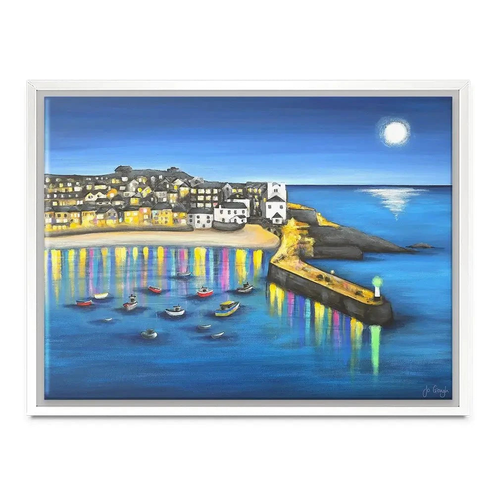 St Ives At Night Canvas Print St Ives At Night Canvas Print wall art product Jo Gough