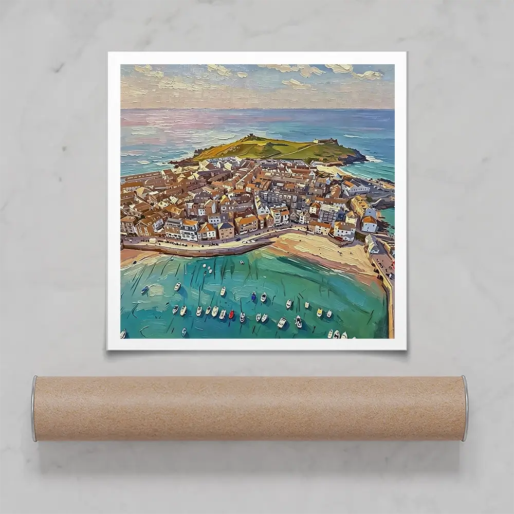 St Ives Square Art Print St Ives Square Art Print wall art product David Alexander Elder