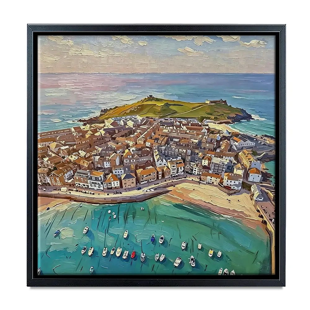 St Ives Square Canvas Print St Ives Square Canvas Print wall art product David Alexander Elder