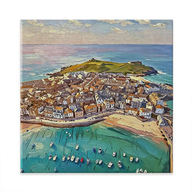 St Ives Square Canvas Print St Ives Square Canvas Print wall art product David Alexander Elder