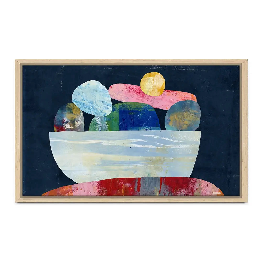 Stacked Collage Canvas Print Stacked Collage Canvas Print wall art product Lisa Nohren - Independent
