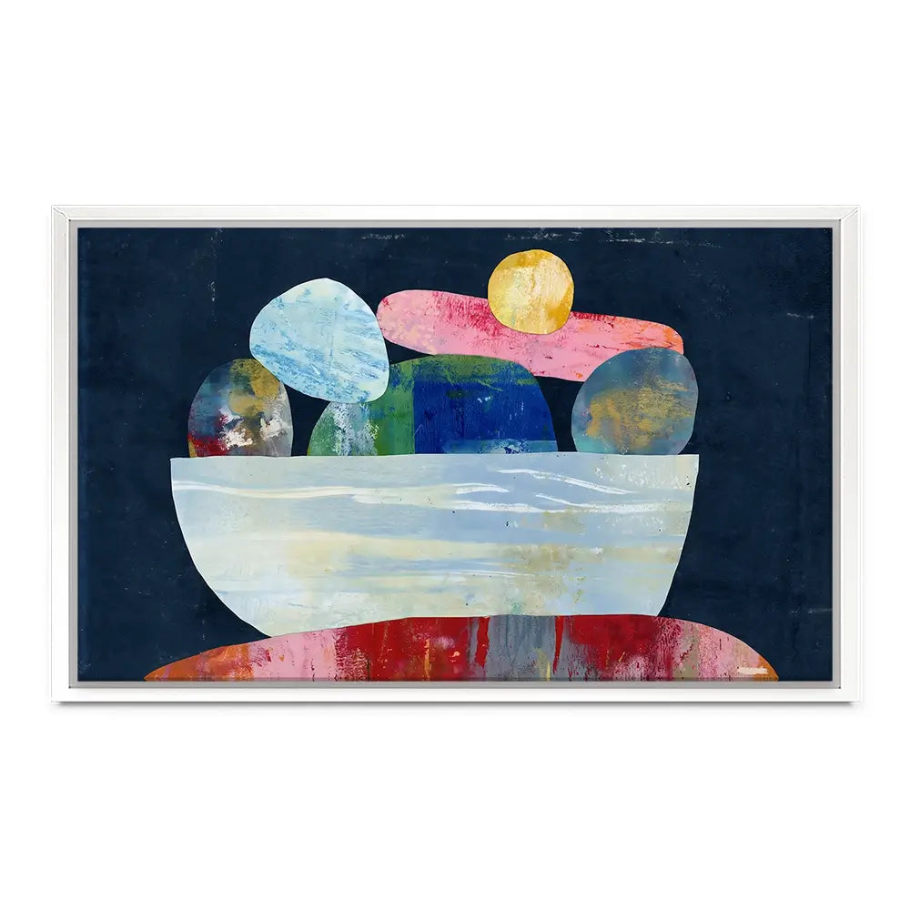 Stacked Collage Canvas Print Stacked Collage Canvas Print wall art product Lisa Nohren - Independent