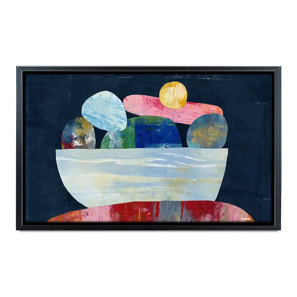 Stacked Collage Canvas Print Stacked Collage Canvas Print wall art product Lisa Nohren - Independent