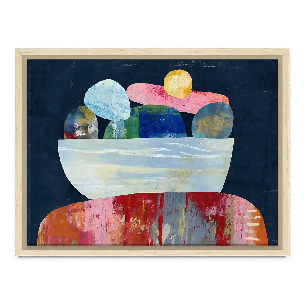 Stacked Collage Canvas Print Stacked Collage Canvas Print wall art product Lisa Nohren - Independent