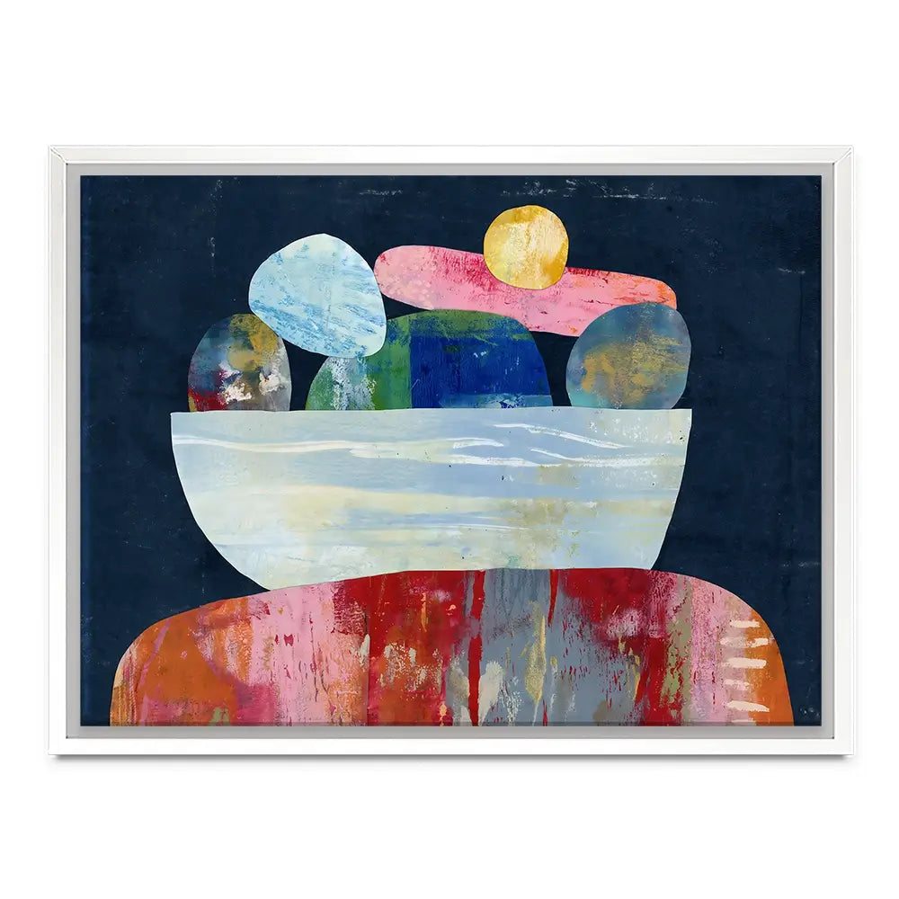 Stacked Collage Canvas Print Stacked Collage Canvas Print wall art product Lisa Nohren - Independent