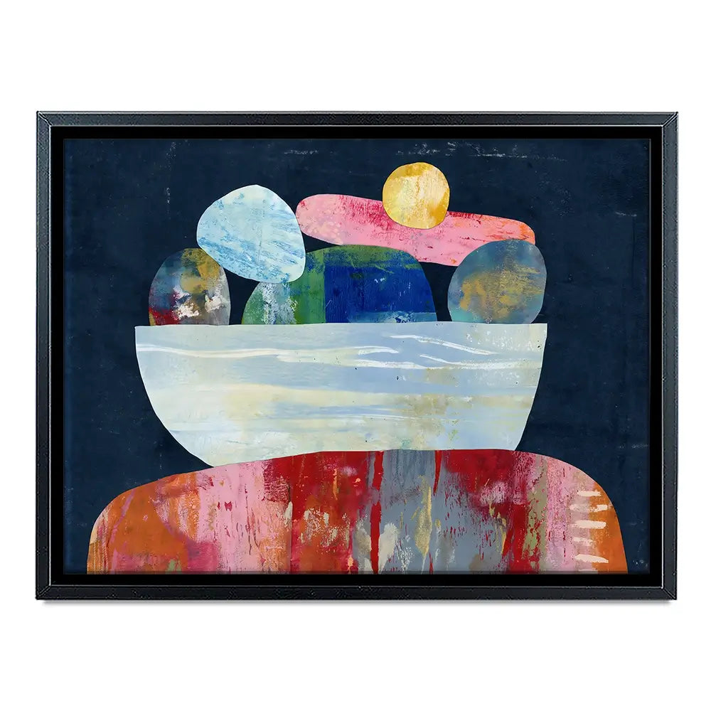 Stacked Collage Canvas Print Stacked Collage Canvas Print wall art product Lisa Nohren - Independent