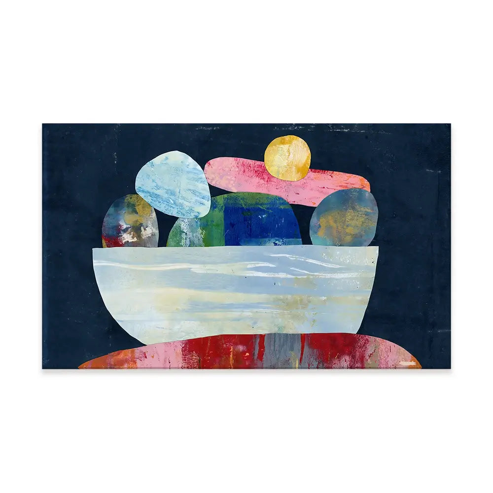 Stacked Collage Canvas Print Stacked Collage Canvas Print wall art product Lisa Nohren - Independent