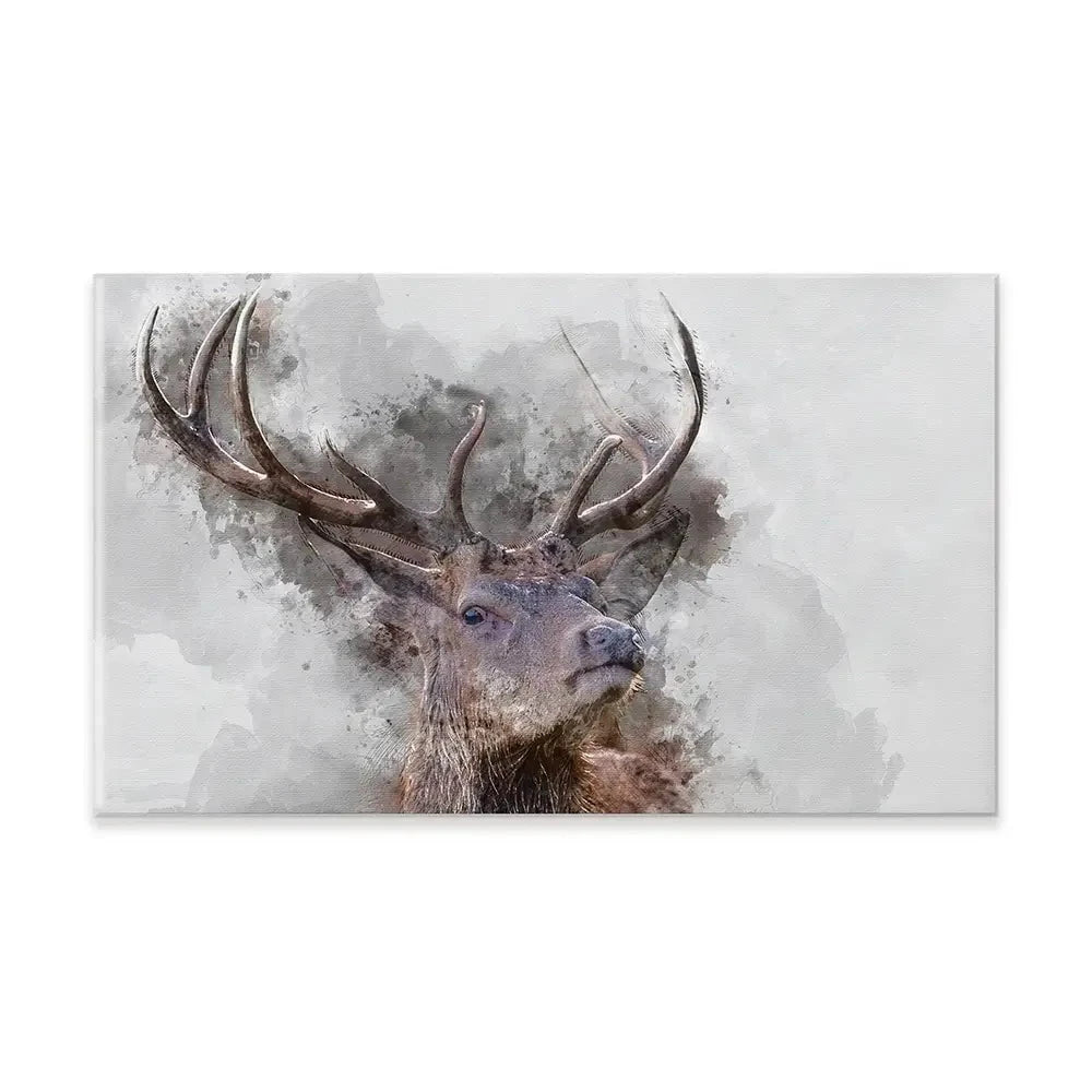 Stag Canvas Print Stag Canvas Print wall art product Matt Gibson / Shutterstock