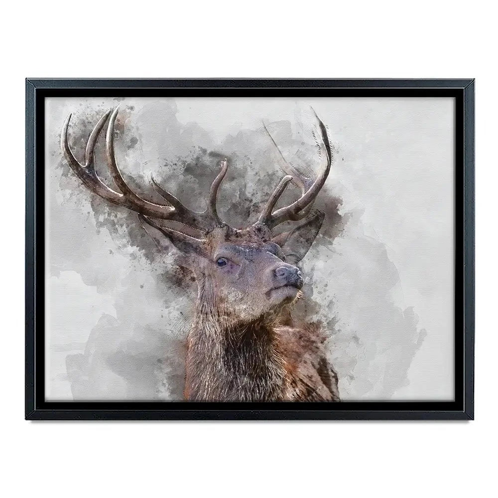Stag Canvas Print Stag Canvas Print wall art product Matt Gibson / Shutterstock