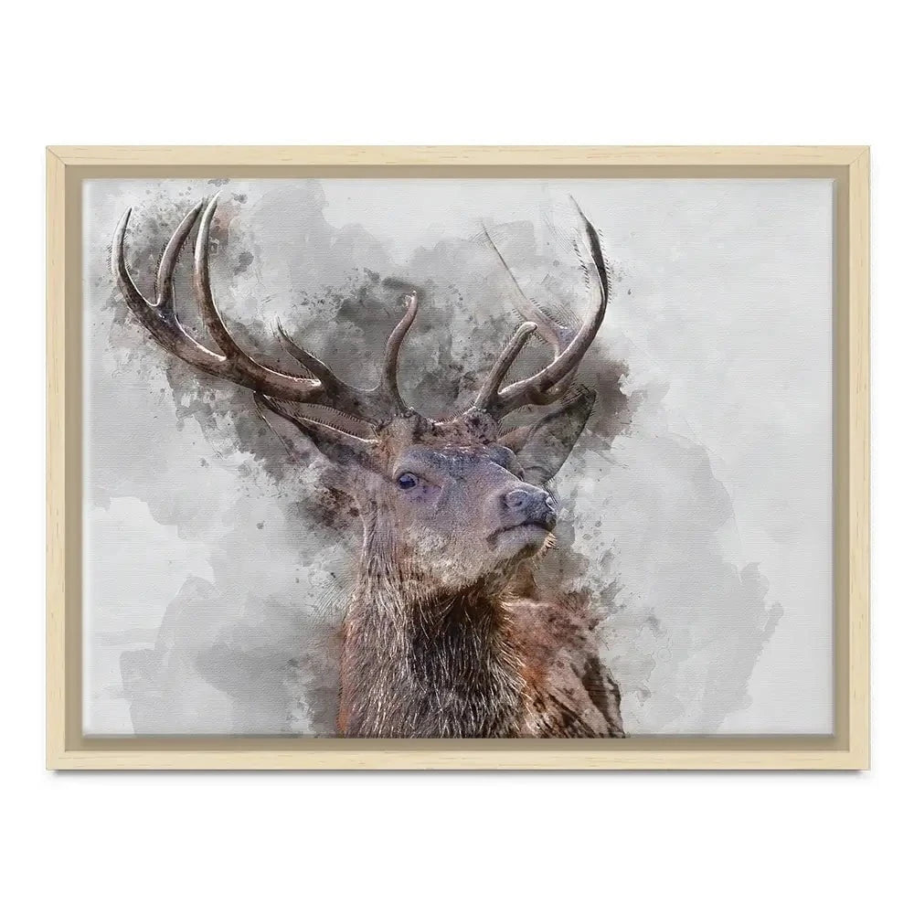 Stag Canvas Print Stag Canvas Print wall art product Matt Gibson / Shutterstock