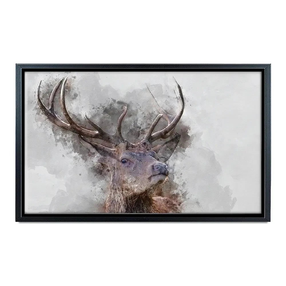 Stag Canvas Print Stag Canvas Print wall art product Matt Gibson / Shutterstock