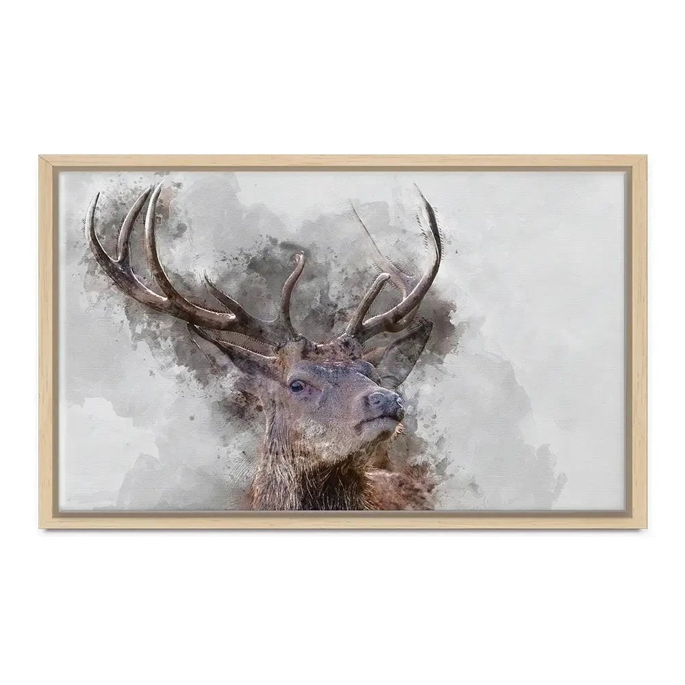 Stag Canvas Print Stag Canvas Print wall art product Matt Gibson / Shutterstock