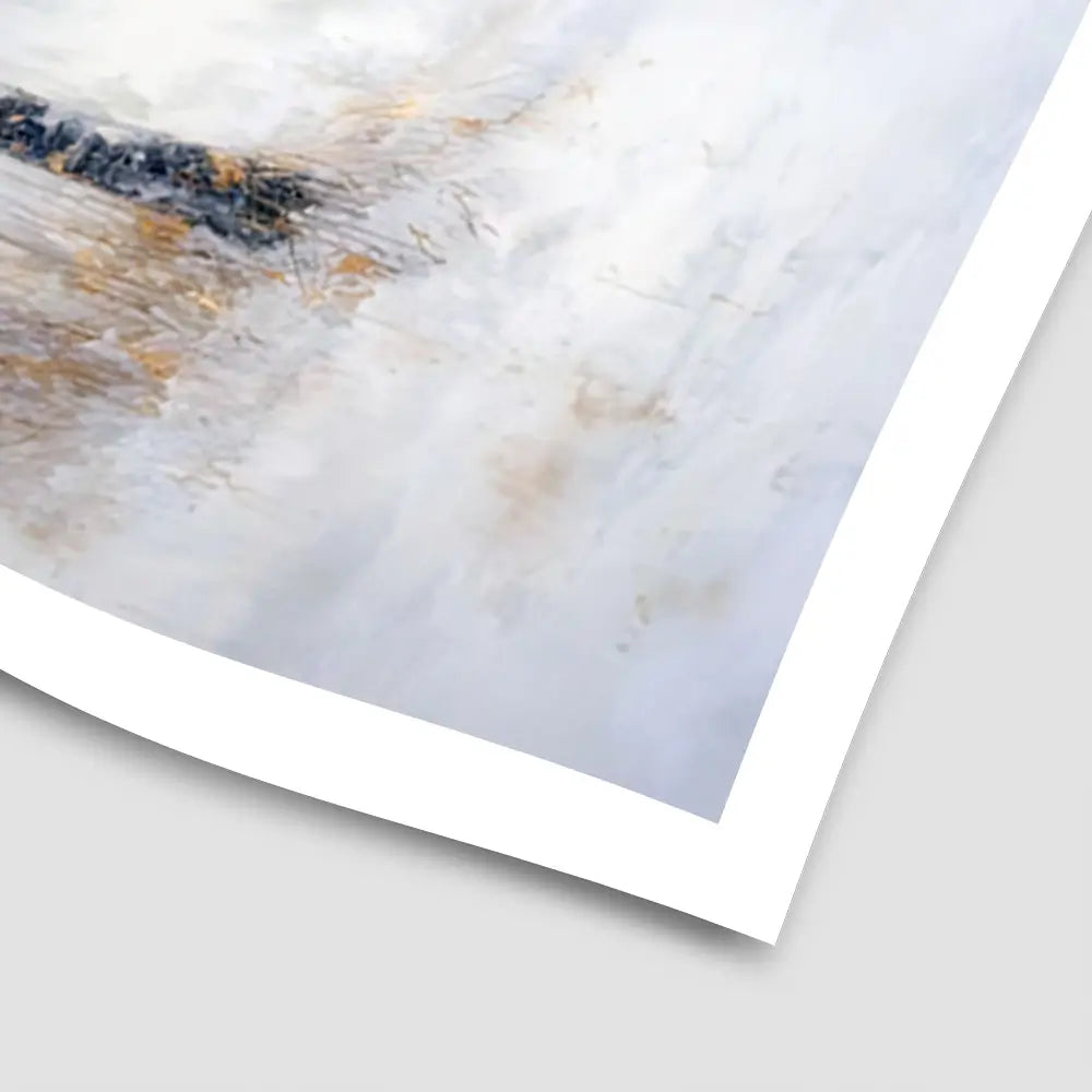 Stag In The Snow Art Print Stag In The Snow Art Print wall art product David Alexander Elder