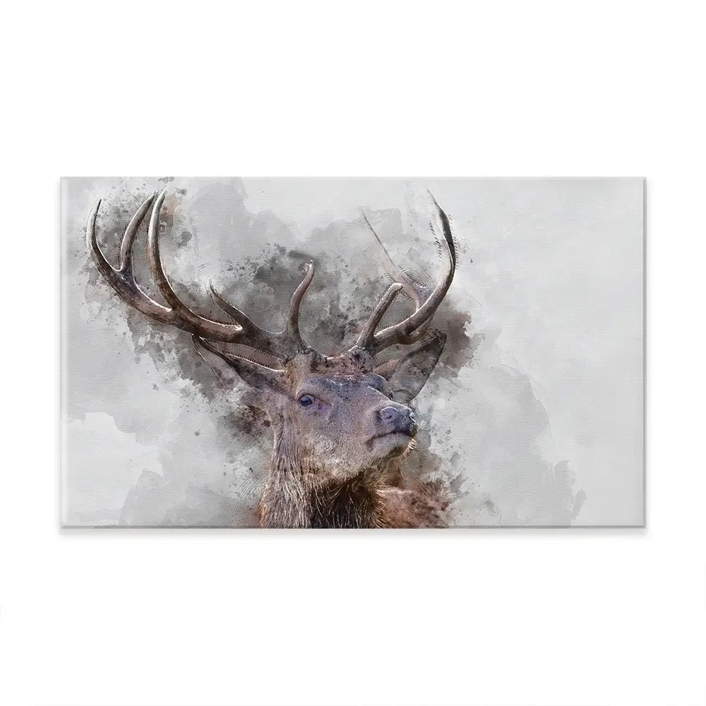 Stag Oversized Canvas Print Stag Oversized Canvas Print wall art product Art Print Shop