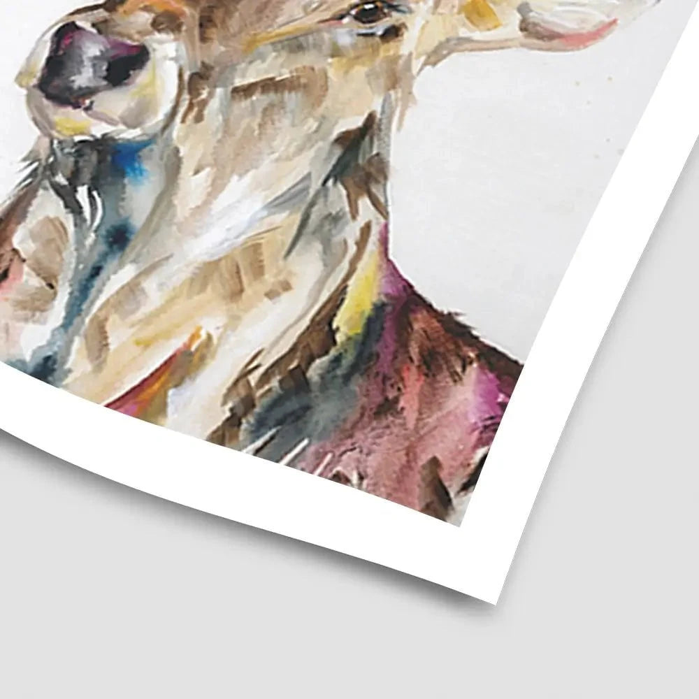 Stag Party Art Print Stag Party Art Print wall art product Nicola Jane Rowles