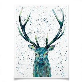 Stag Patrick Art Print Stag Patrick Art Print wall art product Emma LC Art