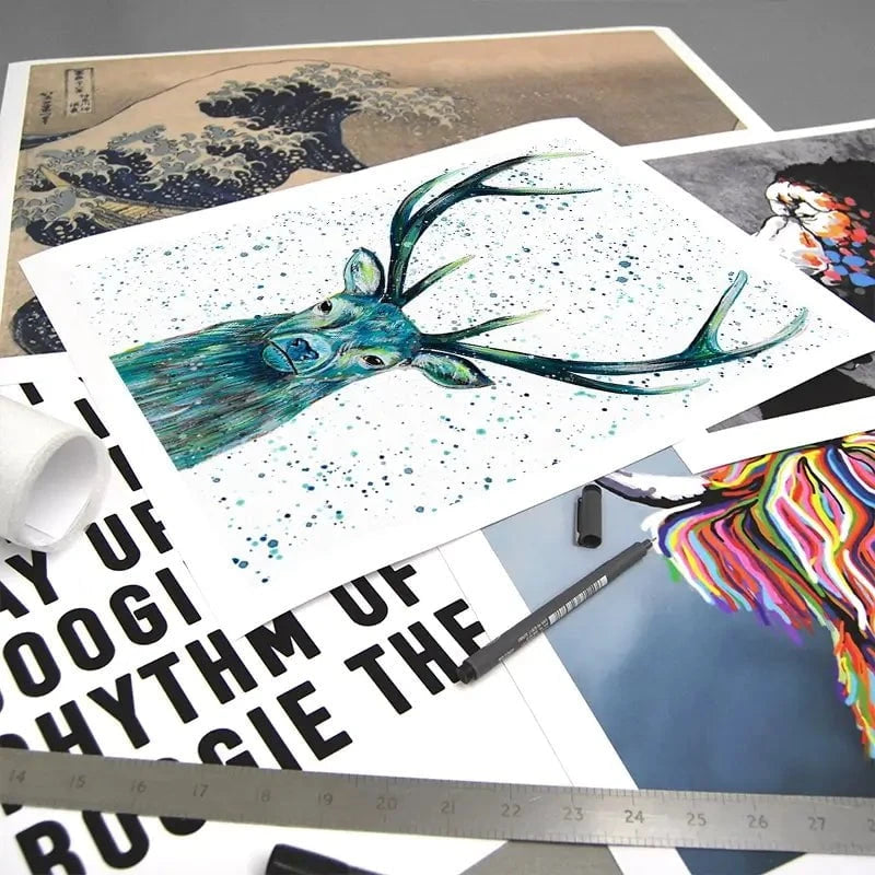 Stag Patrick Art Print Stag Patrick Art Print wall art product Emma LC Art