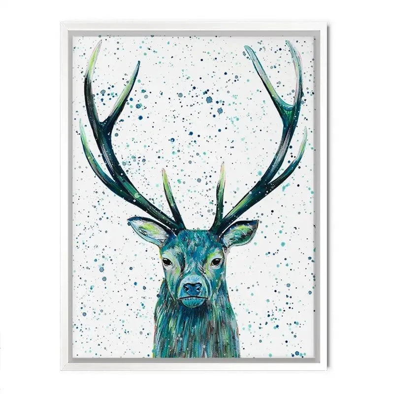 Stag Patrick Canvas Print Stag Patrick Canvas Print wall art product Emma LC Art