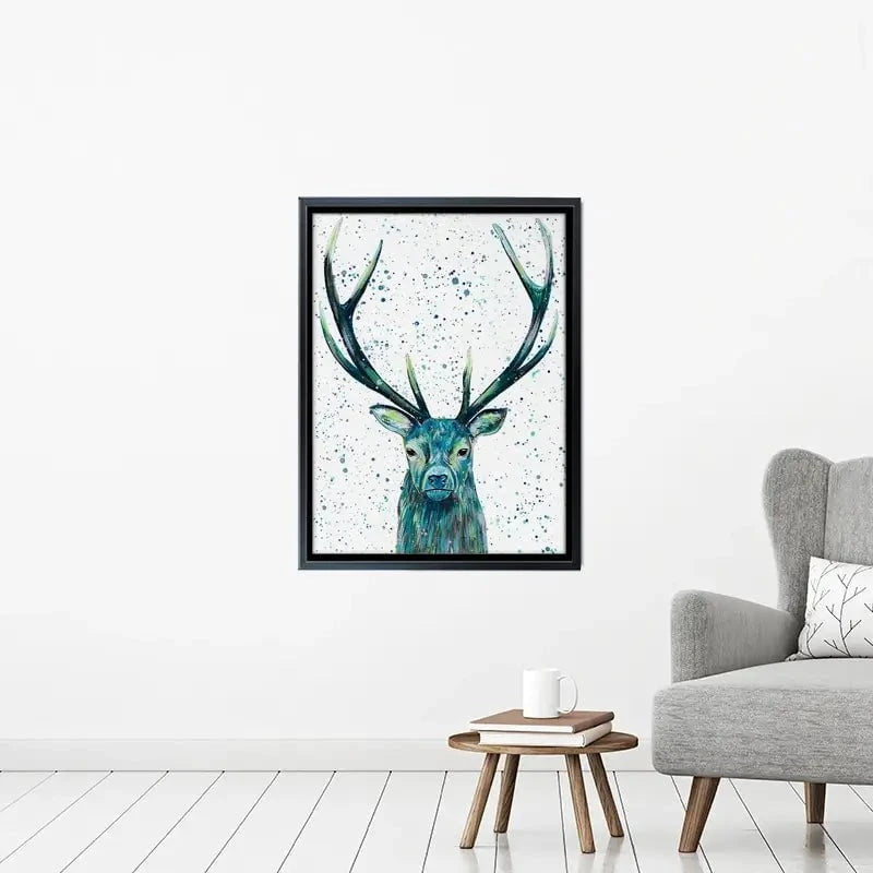 Stag Patrick Canvas Print Stag Patrick Canvas Print wall art product Emma LC Art