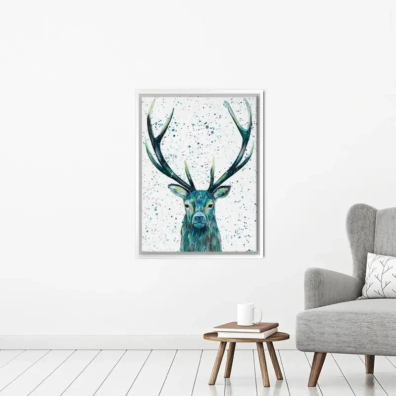 Stag Patrick Canvas Print Stag Patrick Canvas Print wall art product Emma LC Art