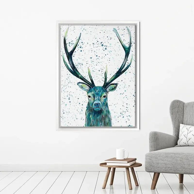 Stag Patrick Canvas Print Stag Patrick Canvas Print wall art product Emma LC Art