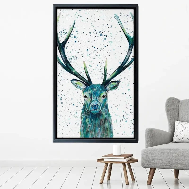 Stag Patrick Canvas Print Stag Patrick Canvas Print wall art product Emma LC Art