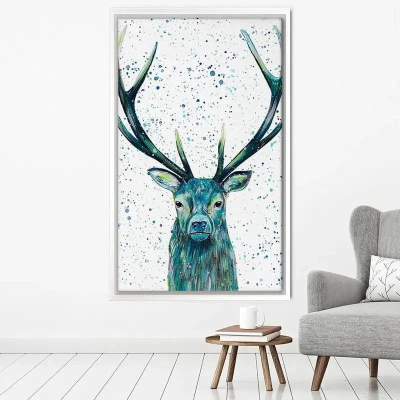 Stag Patrick Canvas Print Stag Patrick Canvas Print wall art product Emma LC Art